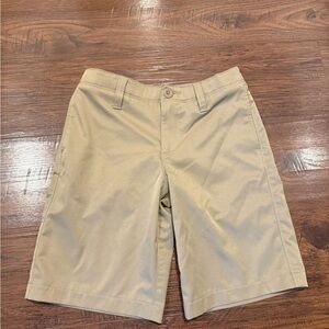 Kids Khaki Athletic Under Armour Shorts